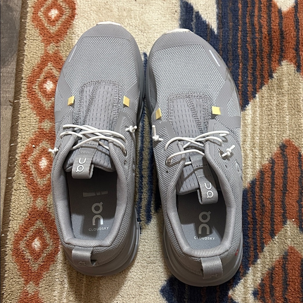 On Running Cloudsky kids  Gray Sneakers